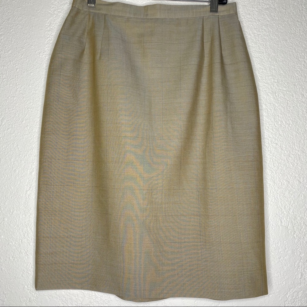 Giorgio Armani Wool Blend Pencil Skirt     S
